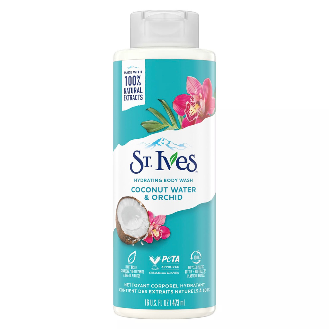 ST IVES COCONUT WATER N ORCHID BODY WASH 473ML